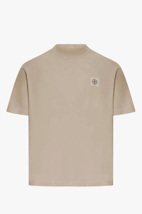 T-Shirt Marrone Uomo Micro Logo