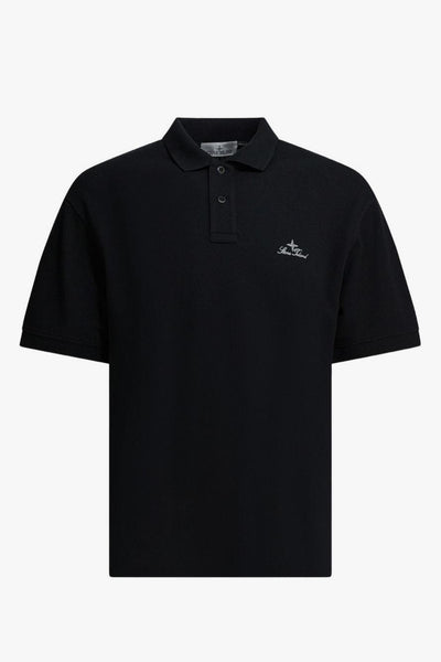 Polo Blu Uomo Ricamo Logo