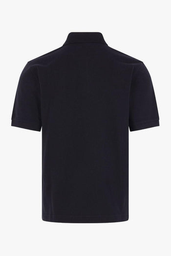 Polo Nero Uomo Patch Logo - 3