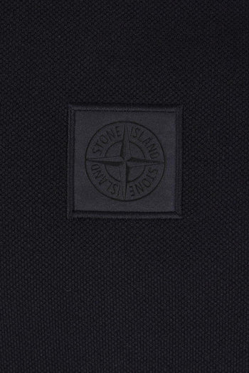 Polo Nero Uomo Patch Logo - 4