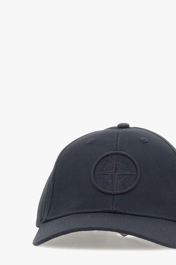 Cappellino Blu Uomo Ricamo Compass - 5