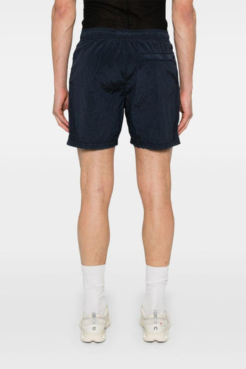 Short Blu Uomo Effetto Stropicciato - 3