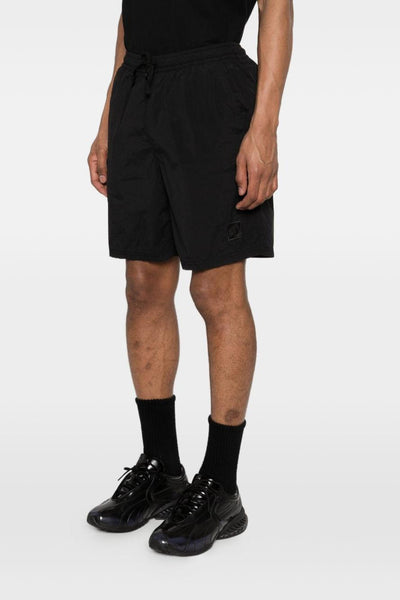 Short Nero Uomo Patch Compass