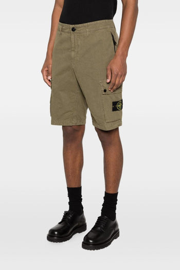 Short Verde Uomo Cargo - 4
