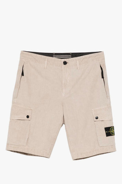 Short Beige Uomo Cargo