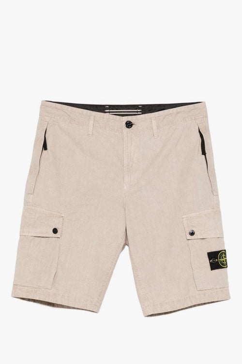 Short Beige Uomo Cargo