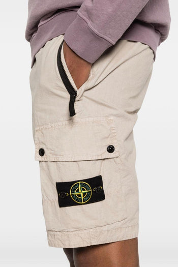 Short Beige Uomo Cargo - 4