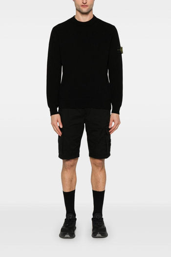 Short Nero Uomo Cargo - 5