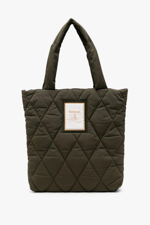 Borsa Verde Donna Imbottita