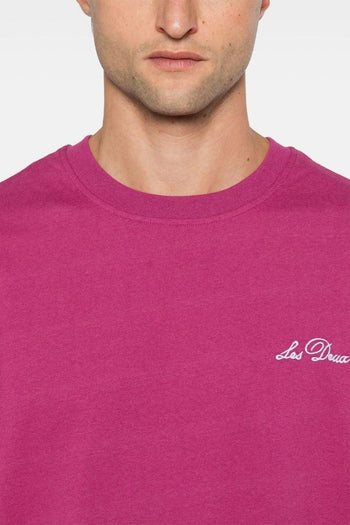 Copenhague T-shirt Viola Uomo Ricamo Logo - 4