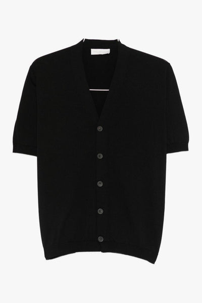 Cardigan Nero Uomo