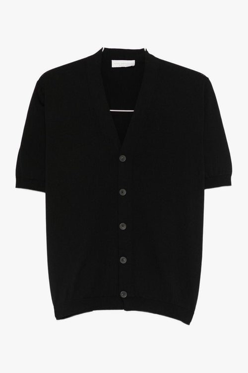 Cardigan Nero Uomo