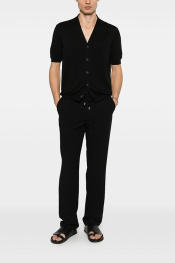 Cardigan Nero Uomo - 2