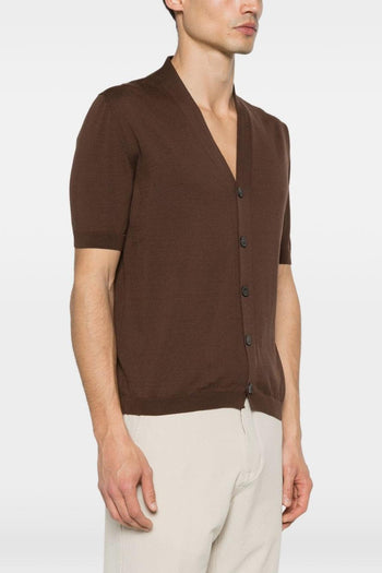 Cardigan Marrone Uomo - 3