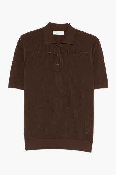 Polo Marrone Uomo