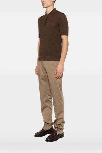 Polo Marrone Uomo - 5