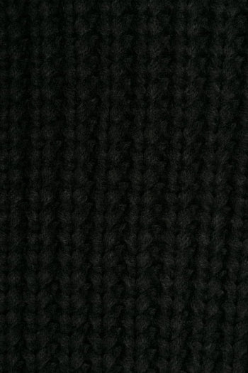 Set Sciarpa e Cappello Nero Donna Patch Logo - 2