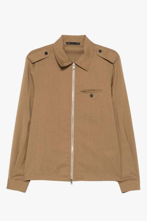 Giubbotto con Colletto Uomo Beige