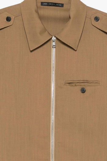 Giubbotto con Colletto Uomo Beige - 3