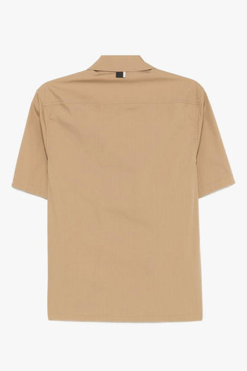 Camicia Zip Uomo Beige - 2