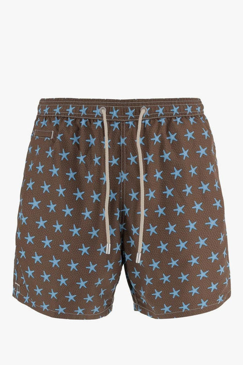 Saint Barth Boxer Lighting Micro Stelle Uomo Marrone
