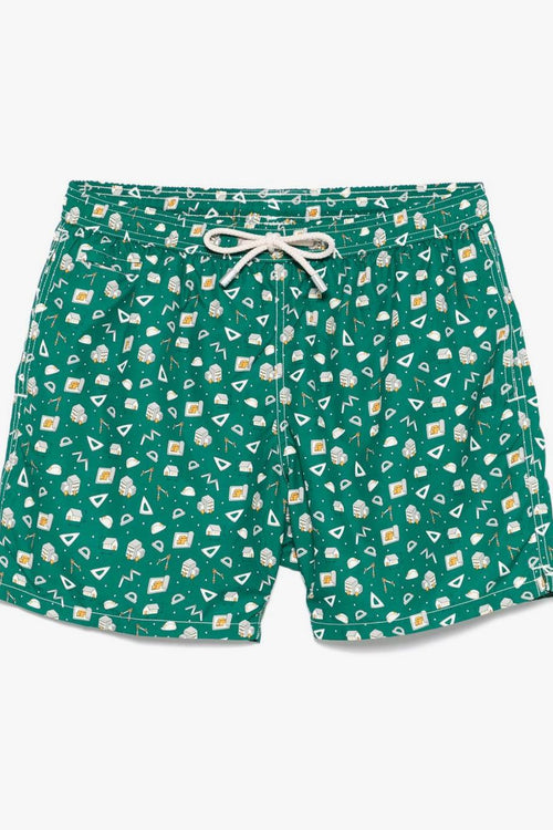 Saint Barth Lighting Uomo Boxer Verde