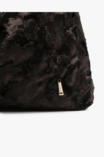 Borsa Marrone Donna Tote Grande Astrakan - 4