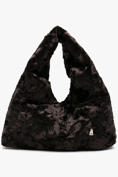 Borsa Marrone Donna Tote Media Astrakan