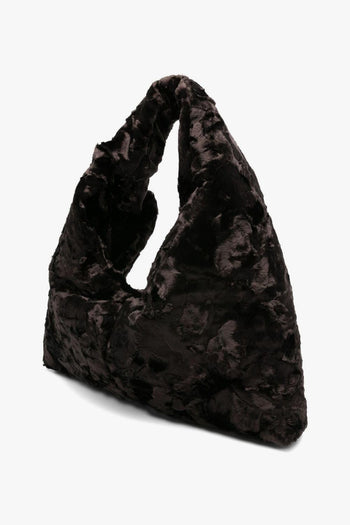 Borsa Marrone Donna Tote Media Astrakan - 3