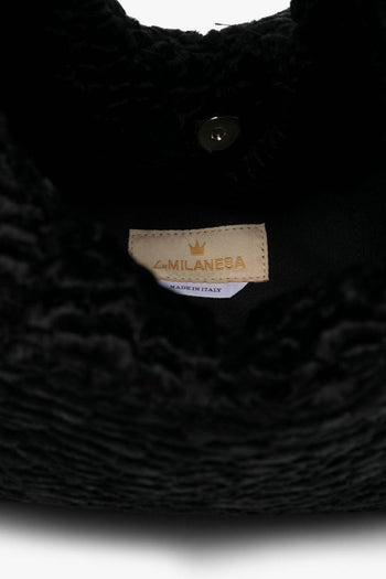 Borsa Nero Donna Tote Media Astrakan - 4