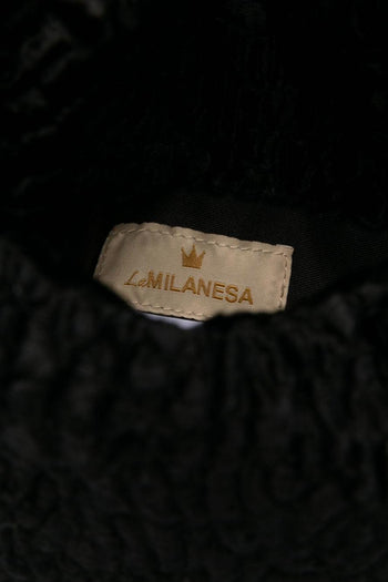 Borsa Nero Donna Tote Piccola Bouclé - 2