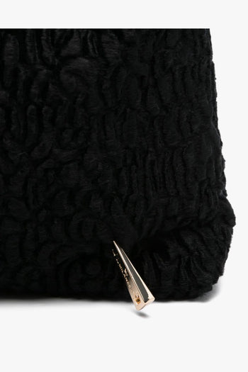 Borsa Nero Donna Tote Piccola Bouclé - 3