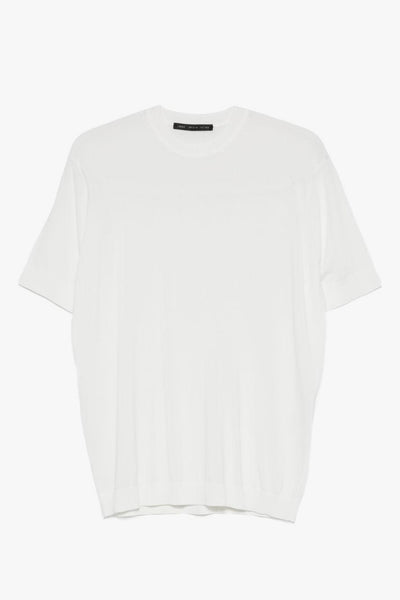 T-shirt in Filo Uomo Bianco