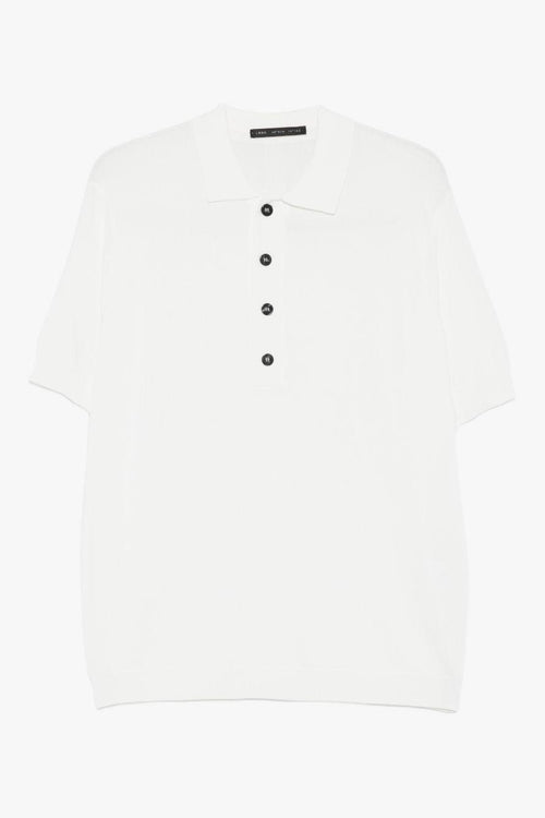Polo Quattro Bottoni Uomo Bianco