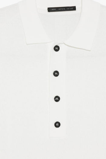 Polo Quattro Bottoni Uomo Bianco - 2