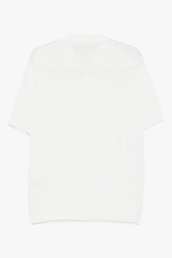 Polo Quattro Bottoni Uomo Bianco - 3