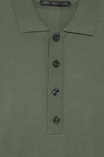 Polo Quattro Bottoni Uomo Verde - 3