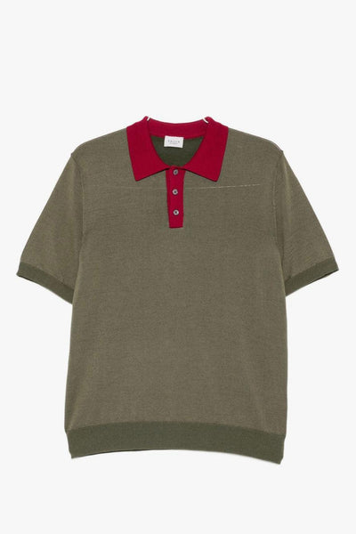 Polo Tre Bottoni Uomo Verde