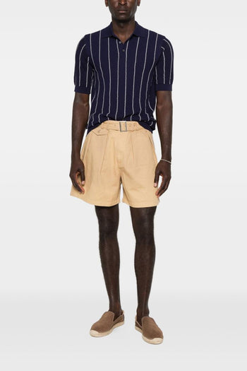 Polo Rigata Uomo Blu - 4