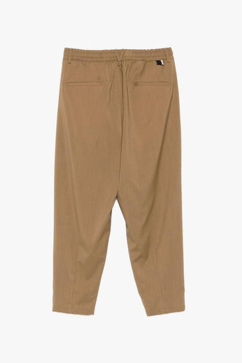 Pantalone Doppia Pince Uomo Beige - 2
