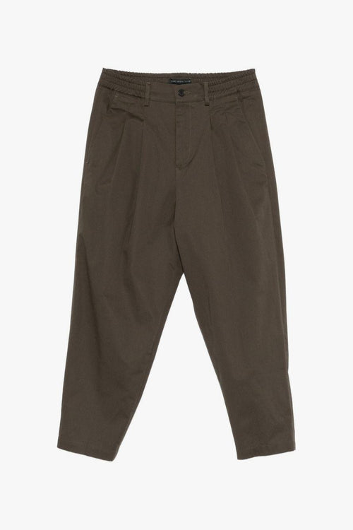 Pantalone Vita Elasticizzata Uomo Verde