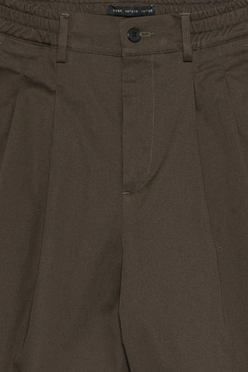 Pantalone Vita Elasticizzata Uomo Verde - 3