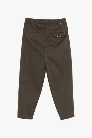 Pantalone Vita Elasticizzata Uomo Verde - 2