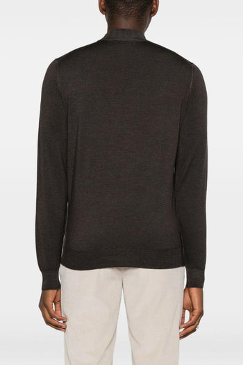 Maglia Marrone Uomo Girocollo - 3