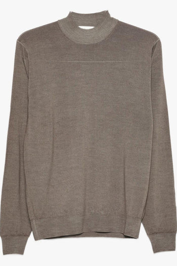 Maglia Uomo Marrone Lupetto - 5