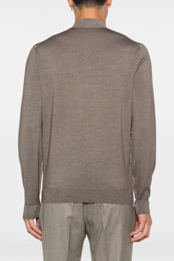 Maglia Uomo Marrone Lupetto - 3