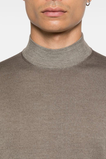 Maglia Uomo Marrone Lupetto - 4