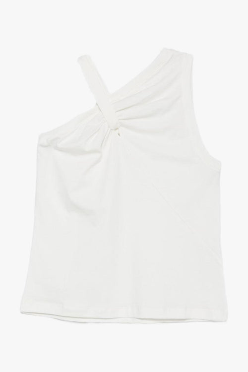 Canotta Monospalla Donna Bianco