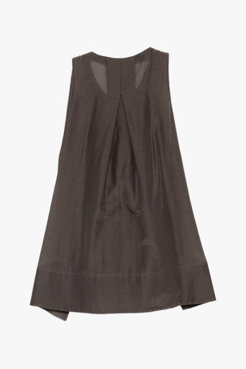 Top Rouches Donna Marrone - 2
