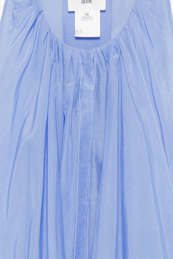 Top Rouches Donna Celeste - 3